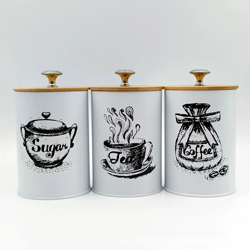Vintage Kitchen Canister Set - Image 7