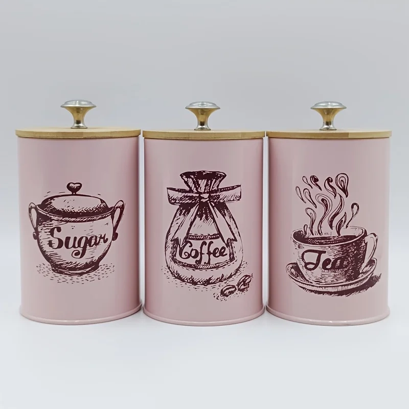 Vintage Kitchen Canister Set - Image 9