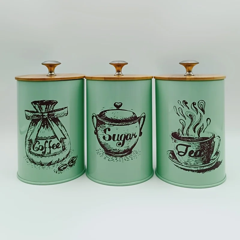 Vintage Kitchen Canister Set - Image 8