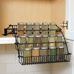 Pull-Out 3-Tier Spice Organizer Rack