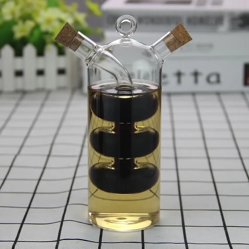 2-in-1 Glass Oil and Vinegar Bottle - Image 2
