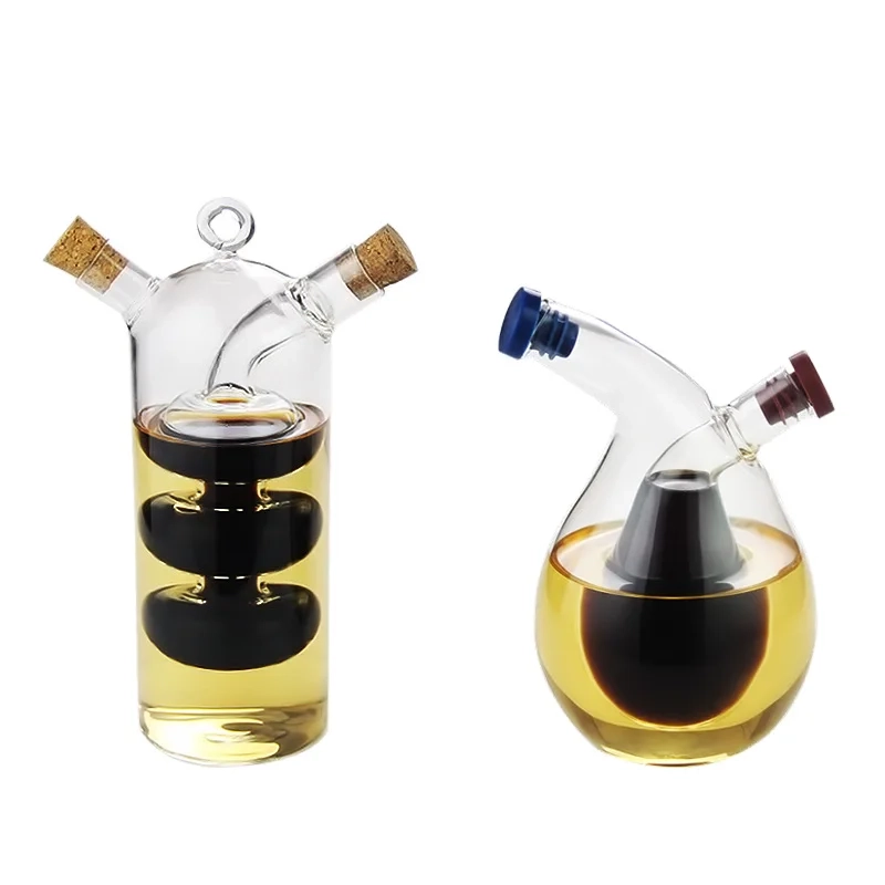 2-in-1 Glass Oil and Vinegar Bottle - Image 3