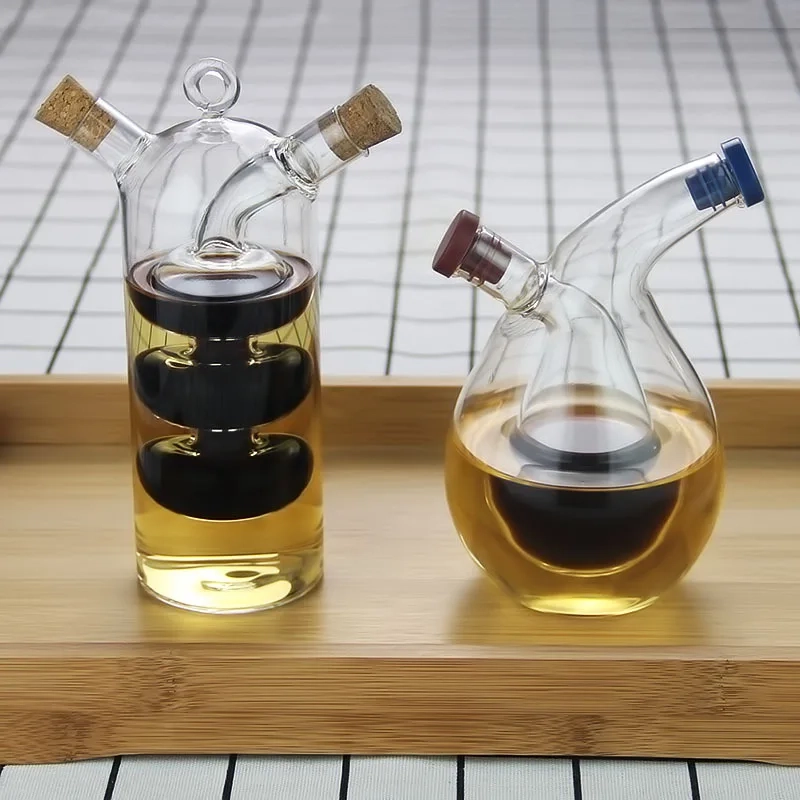 2-in-1 Glass Oil and Vinegar Bottle - Image 4