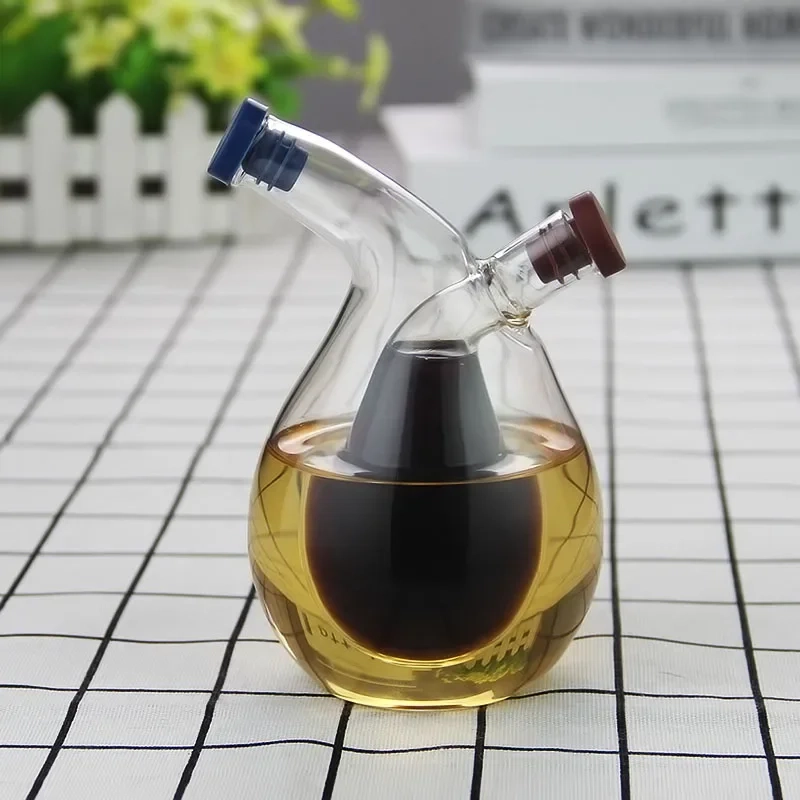 2-in-1 Glass Oil and Vinegar Bottle - Image 5