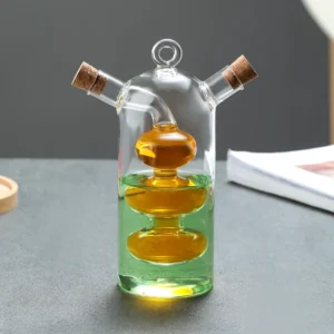 2-in-1 Glass Oil and Vinegar Bottle