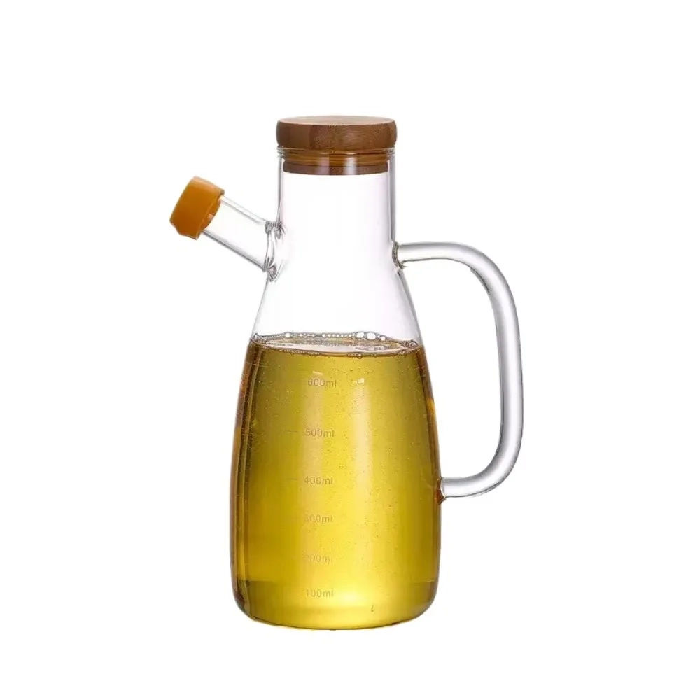 Glass Oil Bottle with Handle