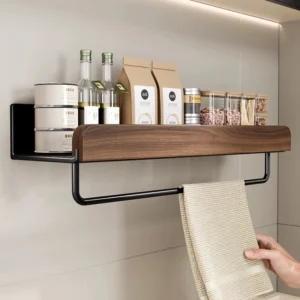 Wall-Mounted Spice Storage Rack