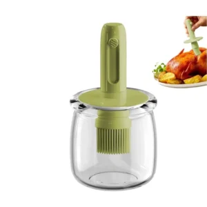 Glass Oil Dispenser with Detachable Brush