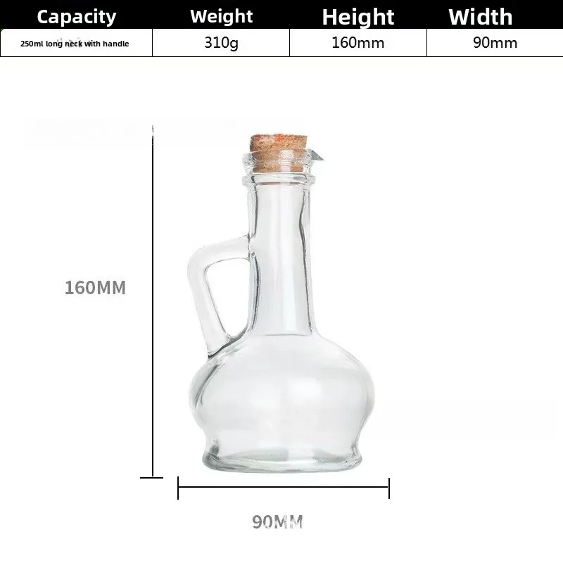 Glass Oil Dispenser Bottle with Handle - Image 8