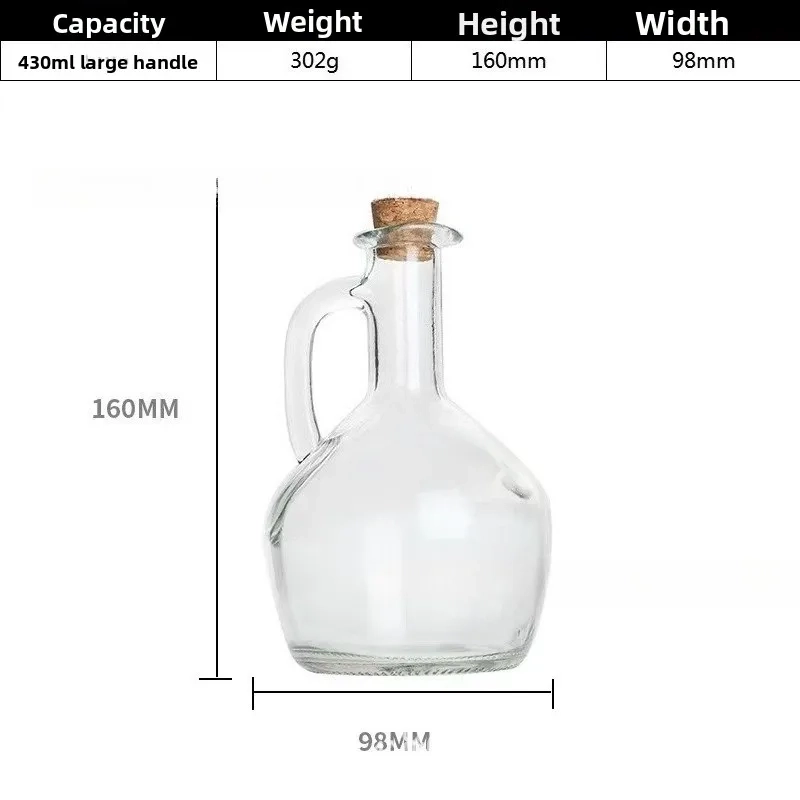 Glass Oil Dispenser Bottle with Handle - Image 7