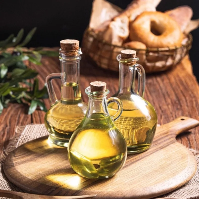 Glass Oil Dispenser Bottle with Handle - Image 3