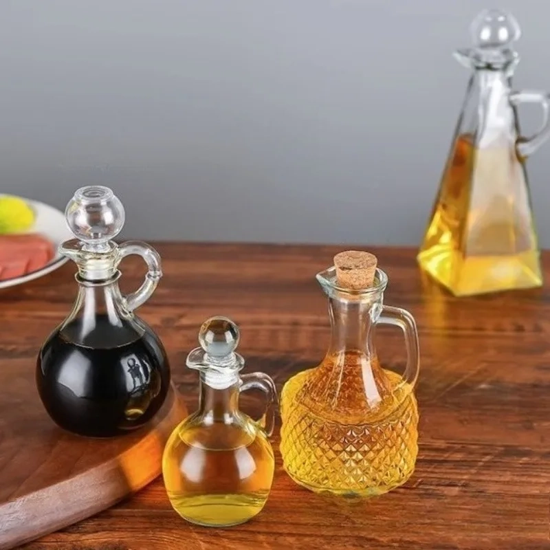 Glass Oil Dispenser Bottle with Handle - Image 4