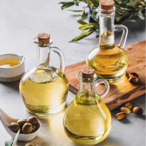 Glass Oil Dispenser Bottle with Handle