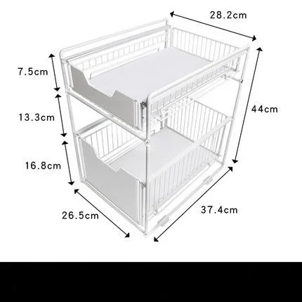 Pull-Out Under Sink Storage Rack - Image 8