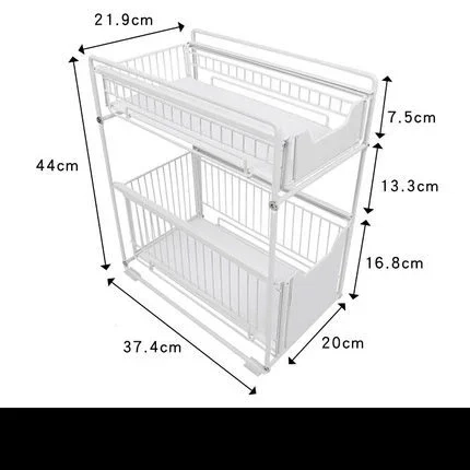 Pull-Out Under Sink Storage Rack - Image 6