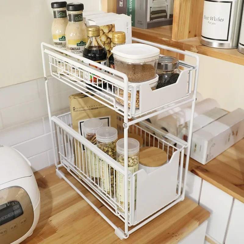 Pull-Out Under Sink Storage Rack - Image 2