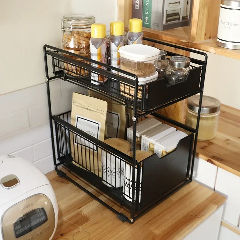 Pull-Out Under Sink Storage Rack - Image 4