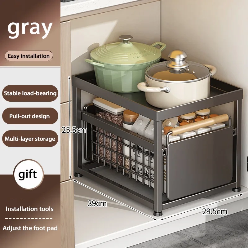 Sliding Under Sink Cabinet Organizer - Image 14