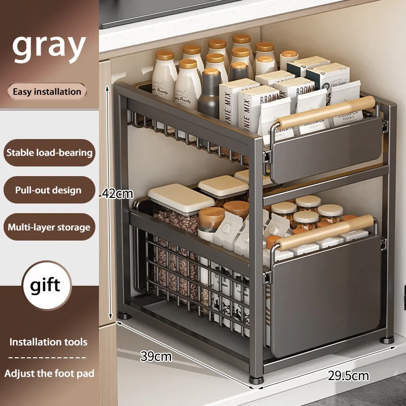 Sliding Under Sink Cabinet Organizer - Image 18