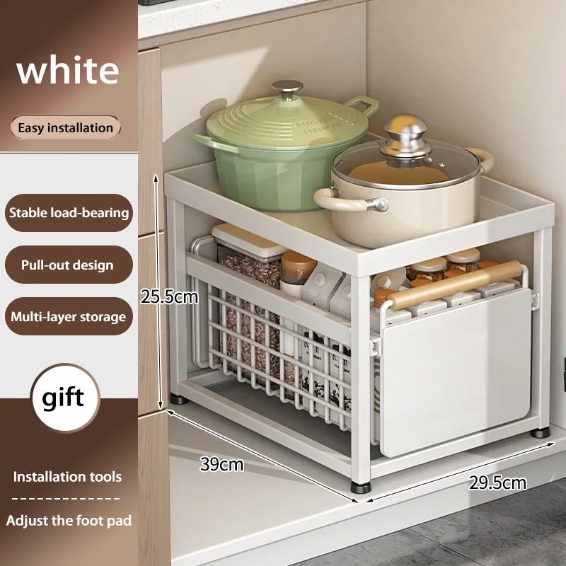 Sliding Under Sink Cabinet Organizer - Image 13