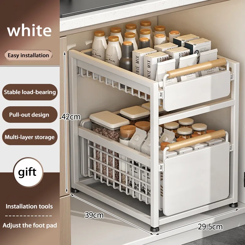 Sliding Under Sink Cabinet Organizer - Image 17