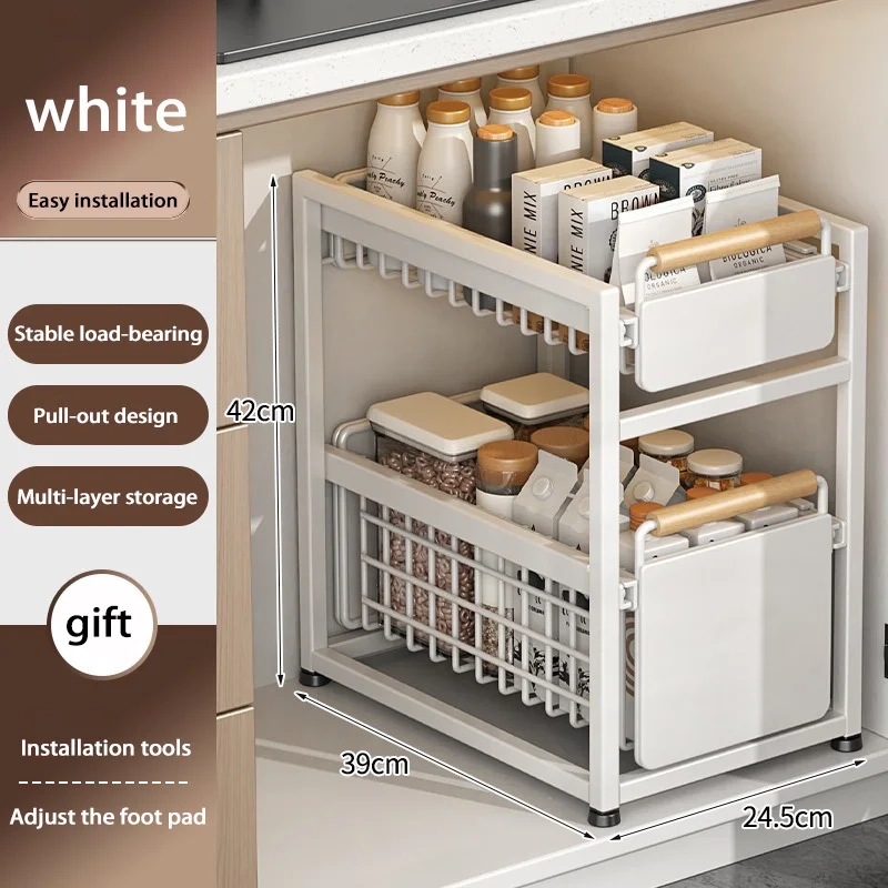 Sliding Under Sink Cabinet Organizer - Image 15