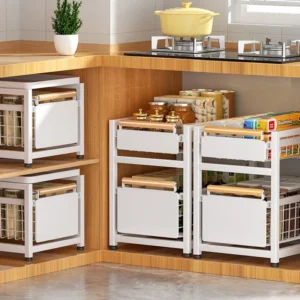 Sliding Under Sink Cabinet Organizer