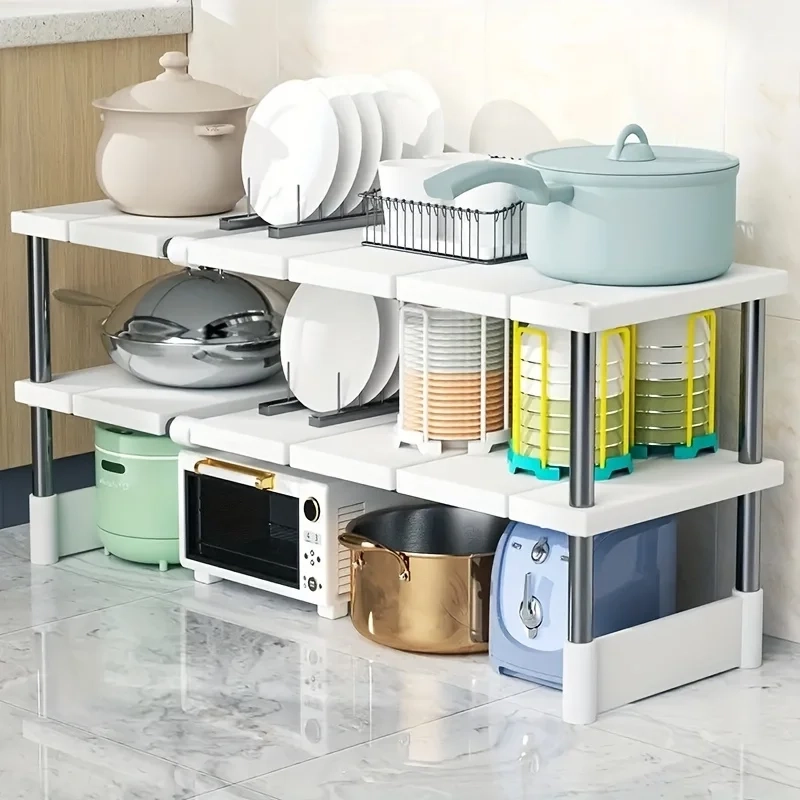 Adjustable Under Sink Storage Rack - Image 2