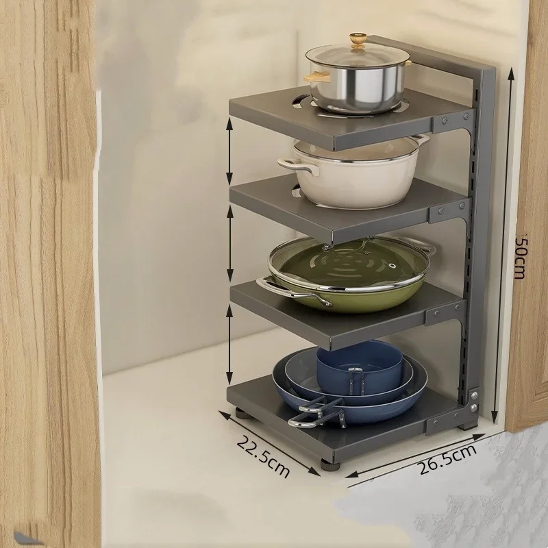 Multi-Layer Pot and Pan Storage Rack - Image 10