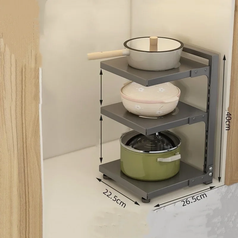 Multi-Layer Pot and Pan Storage Rack - Image 9