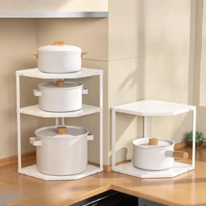 Corner Cabinet Storage Rack