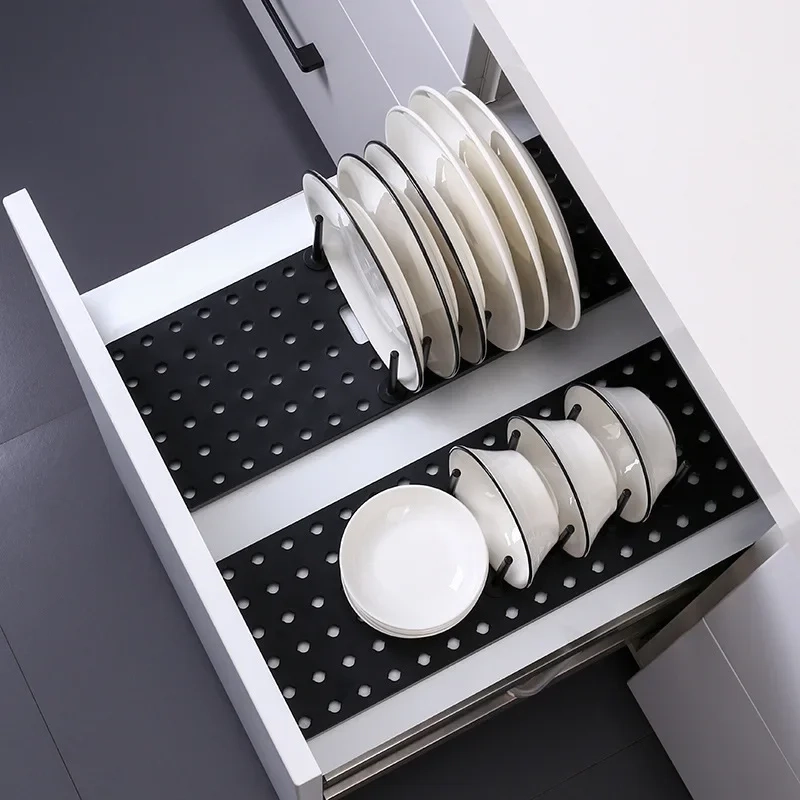 Adjustable Dish Drying Storage Rack - Image 2