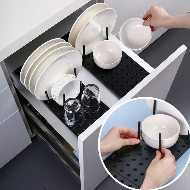 Adjustable Dish Drying Storage Rack - Image 3