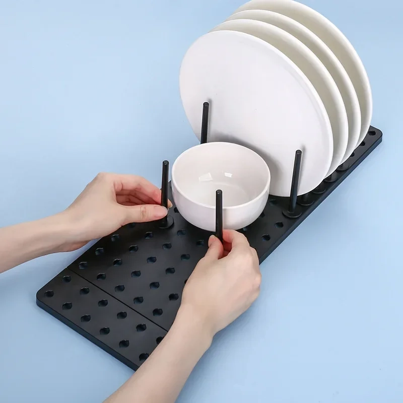 Adjustable Dish Drying Storage Rack - Image 4