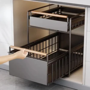 Adjustable Pull-Out Under Sink Organizer