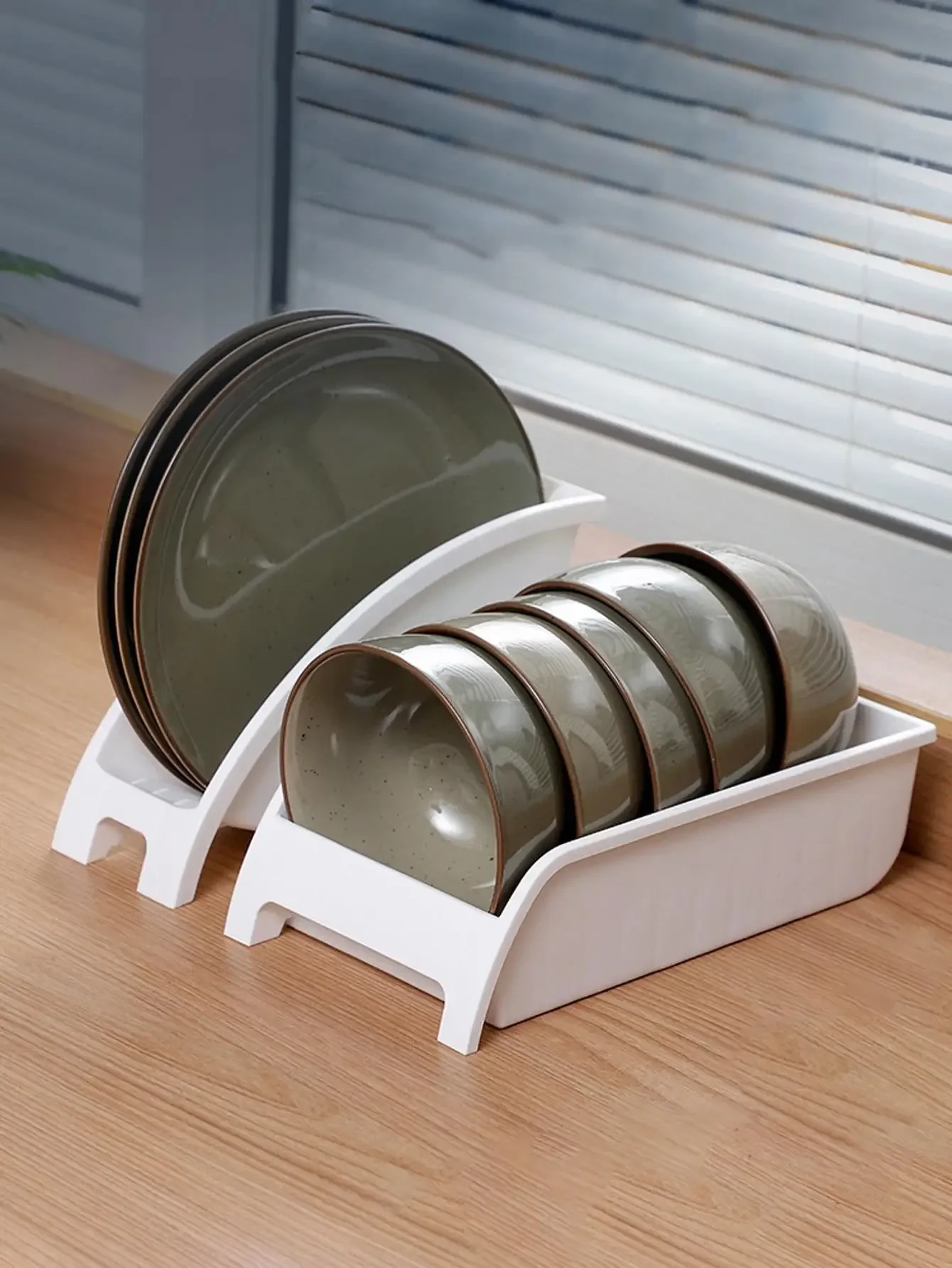 Cabinet Dish and Bowl Storage Rack - Image 3