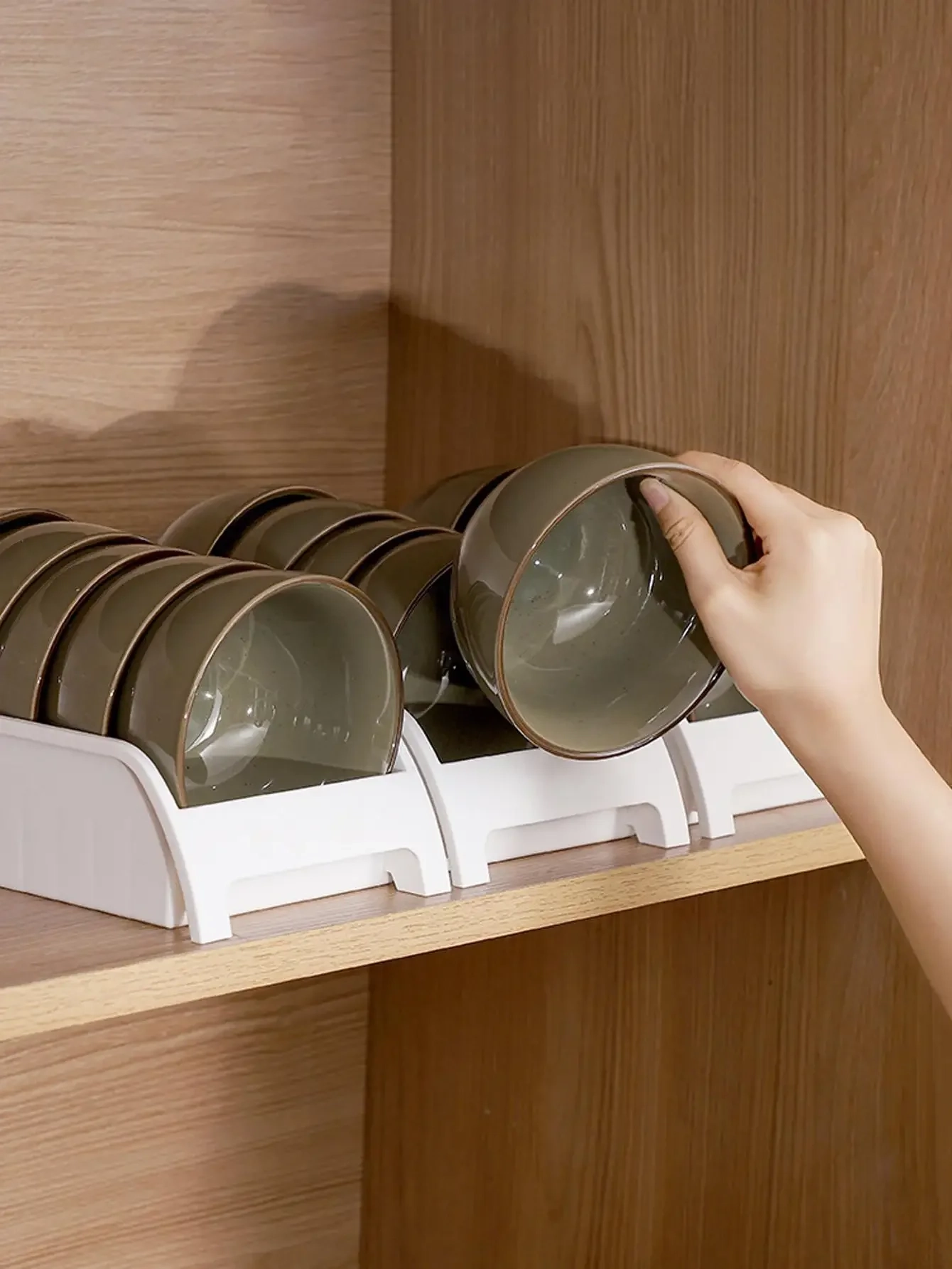 Cabinet Dish and Bowl Storage Rack - Image 4
