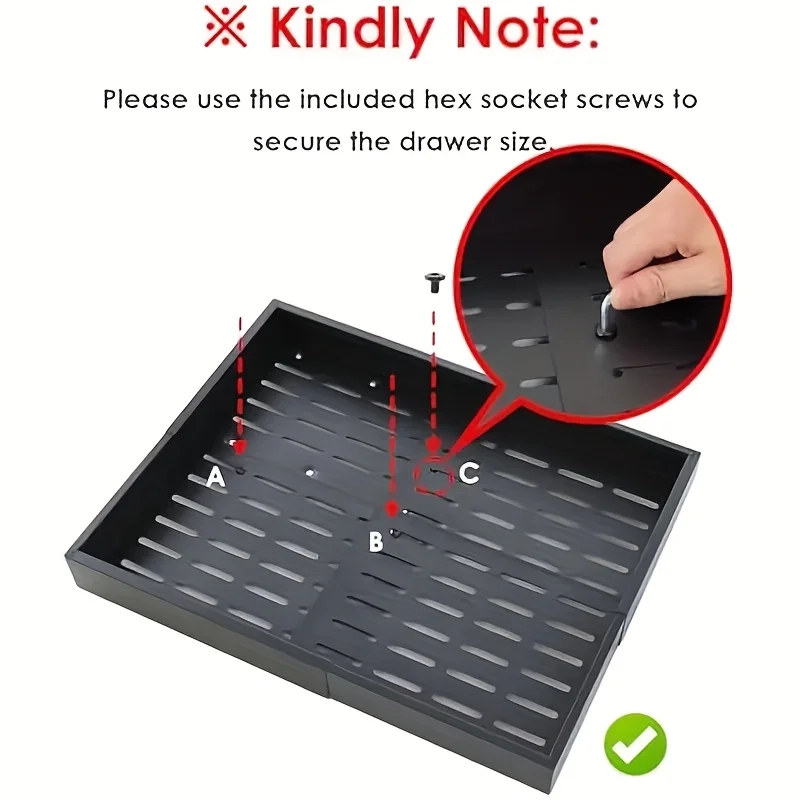 Expandable Pull-Out Cabinet Drawer Organizer - Image 6