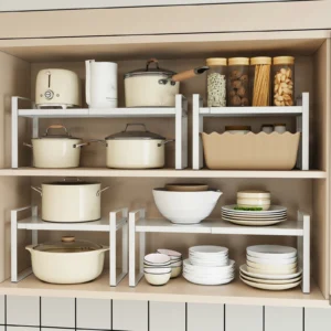Expandable Under Sink Storage Shelf