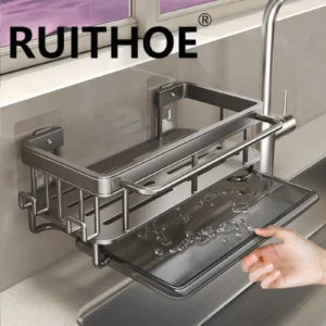 Kitchen Sink Drain Rack with Tray