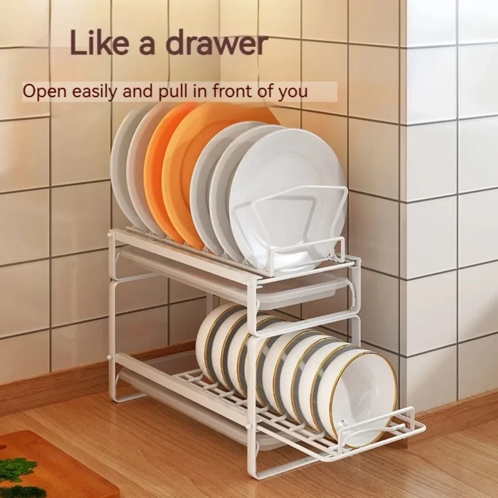 Drawer-type dish storage rack - Image 5