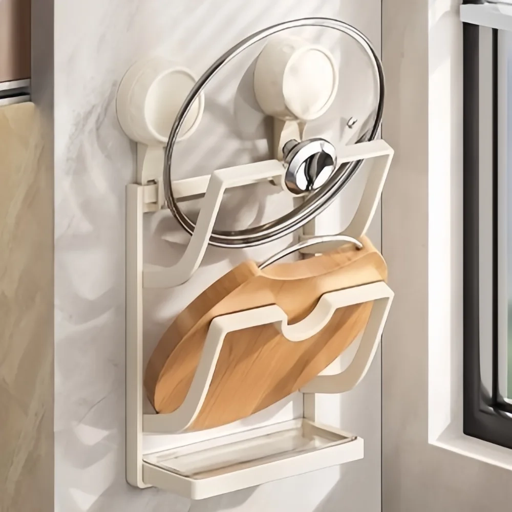 Suction Cup Pot Lid Storage Rack - Image 7