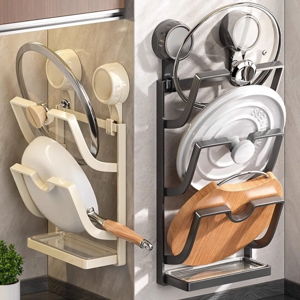 Suction Cup Pot Lid Storage Rack - Image 4