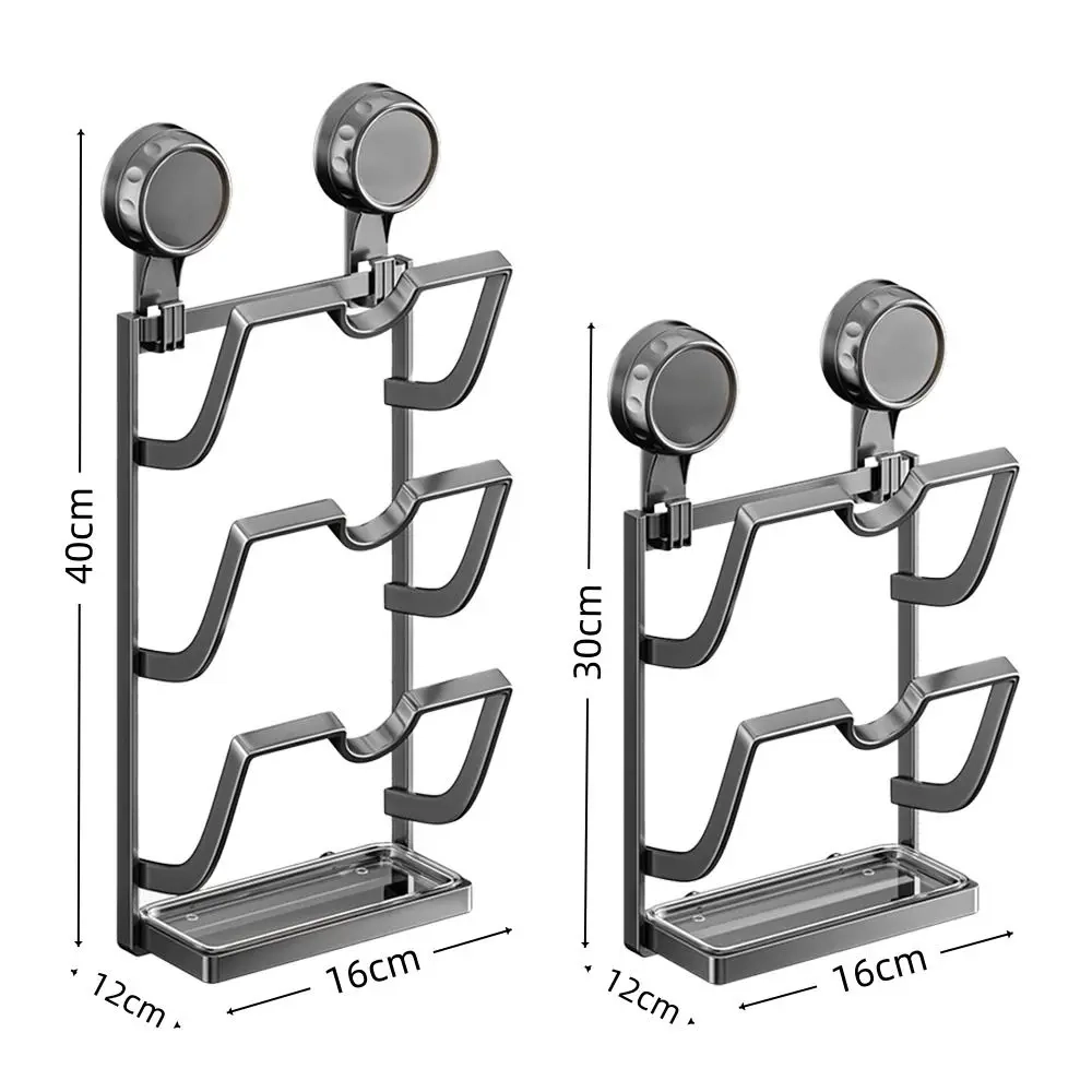 Suction Cup Pot Lid Storage Rack - Image 6