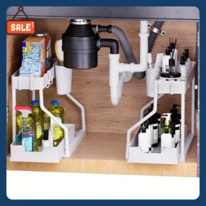 Multi-Layer Pull-Out Under Sink Storage Rack