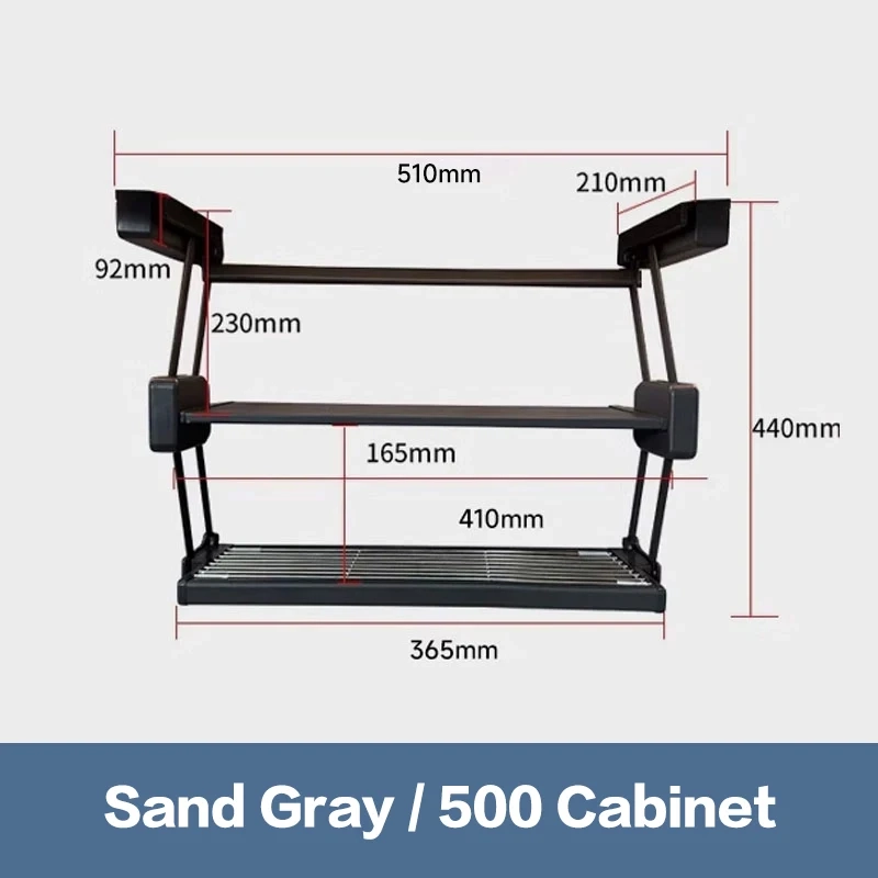 Pull-Down Under Cabinet Storage Rack - Image 14