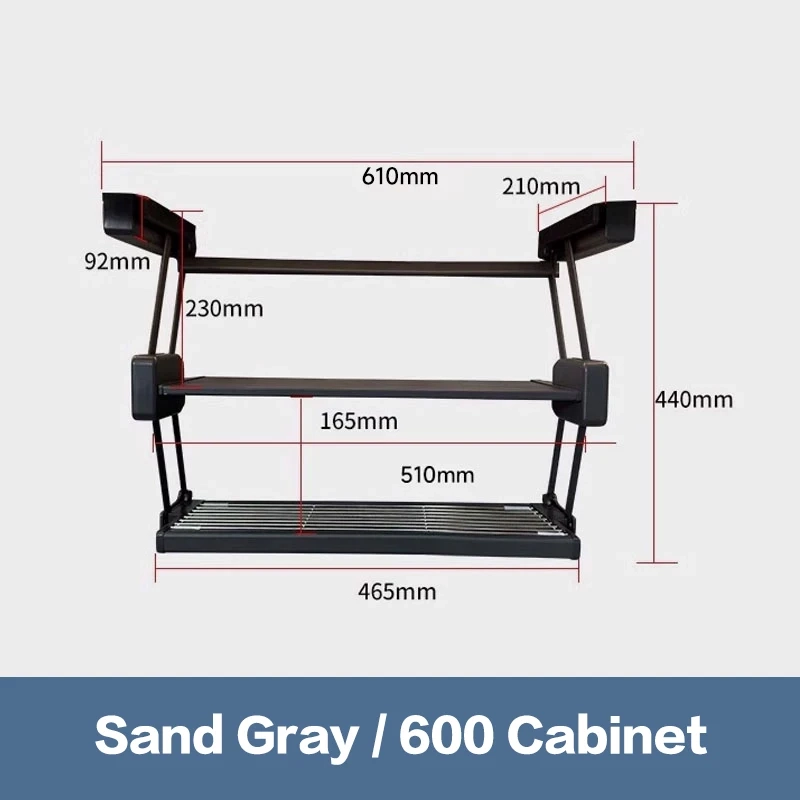 Pull-Down Under Cabinet Storage Rack - Image 15