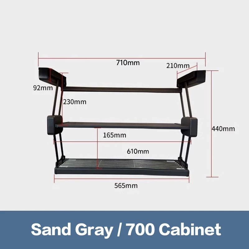 Pull-Down Under Cabinet Storage Rack - Image 16