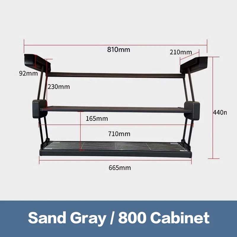 Pull-Down Under Cabinet Storage Rack - Image 17