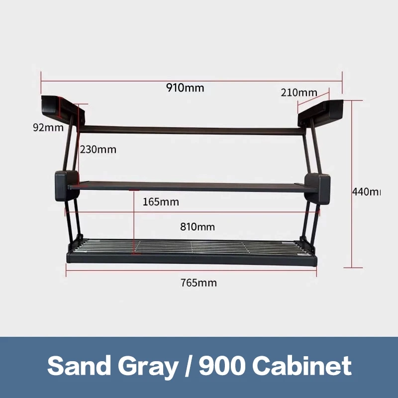 Pull-Down Under Cabinet Storage Rack - Image 18